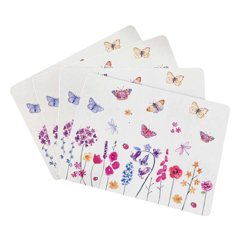 GIBSON Coasters Butterfly Garden