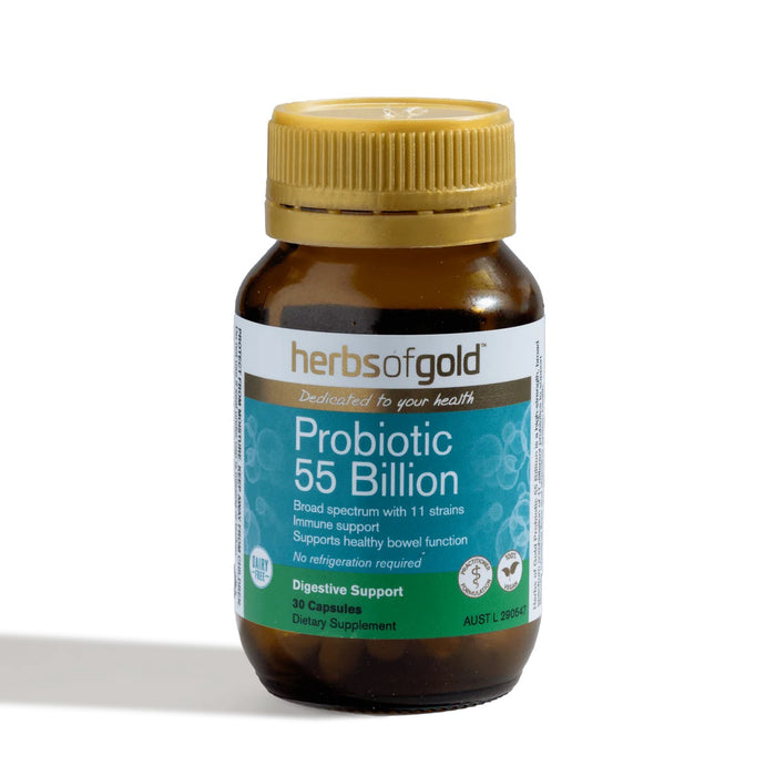 HERBS OF GOLD Probiotic 55 Billion