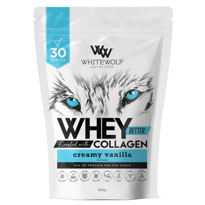 WHITE WOLF NUTRITION Whey Protein Vanilla 990