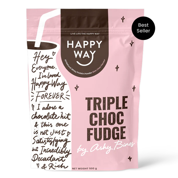 HAPPY WAY Triple Choc Fudge 500g