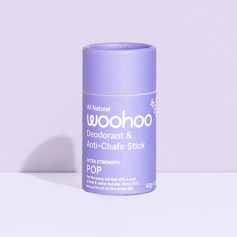 WOOHOO Body Deodorant Stick Pop Extra Strength60g