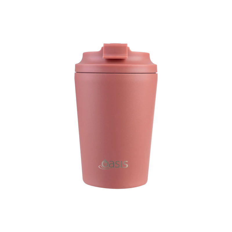 Oasis Ceramic Lined S/S D/Wall Insulated Coffee Cup Auburn 360ml