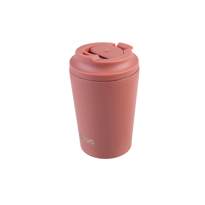 Oasis Ceramic Lined S/S D/Wall Insulated Coffee Cup Auburn 360ml