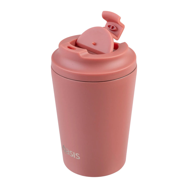 Oasis Ceramic Lined S/S D/Wall Insulated Coffee Cup Auburn 360ml