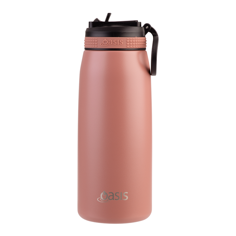 Oasis Stainless Steel Double Wall Insulated Sports Bottle 780ml – Auburn | Large Capacity Vacuum Sports Drink Bottle