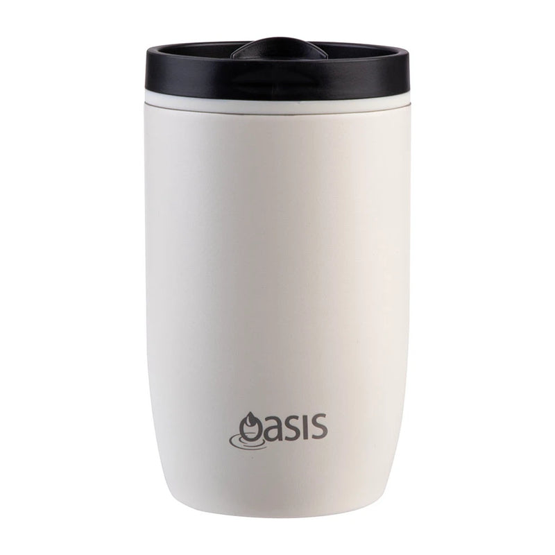Oasis Stainless Steel Insulated Travel Cup 300ml - Alabaster