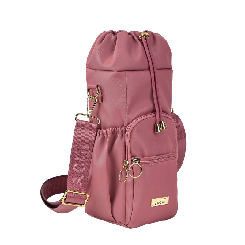 Sachi Crossbody Insulated Bottle Bag (Blush)