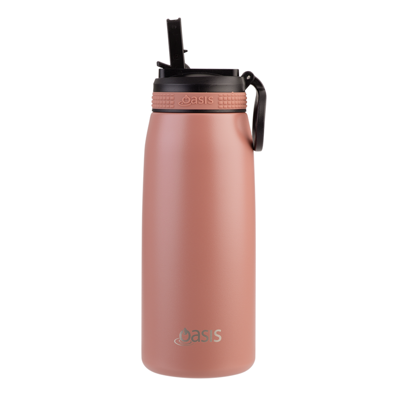 Oasis Stainless Steel Double Wall Insulated Sports Bottle 780ml – Auburn | Large Capacity Vacuum Sports Drink Bottle
