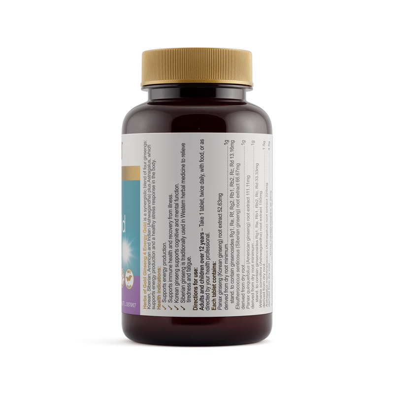 HERBS OF GOLD Ginseng 4 Energy Gold