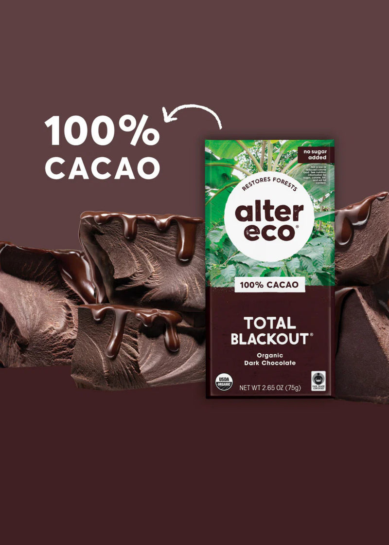 ALTER ECO Chocolate Organic Dark Total Blackout 75g