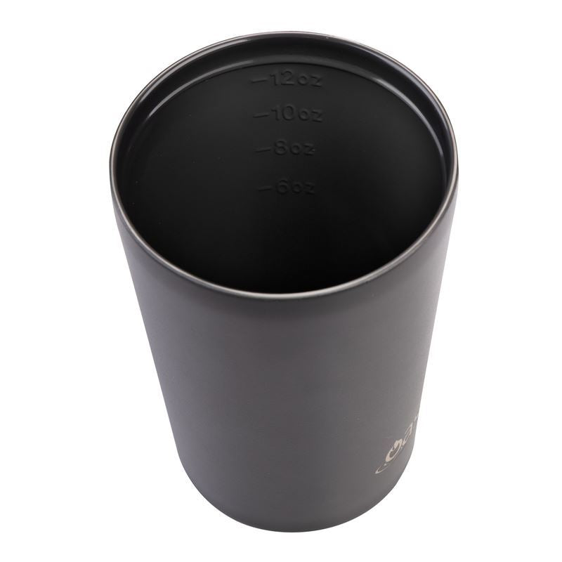 Oasis Ceramic-Lined Insulated Coffee Cup Black – 360 ml | Double Wall Stainless Steel, BPA-Free
