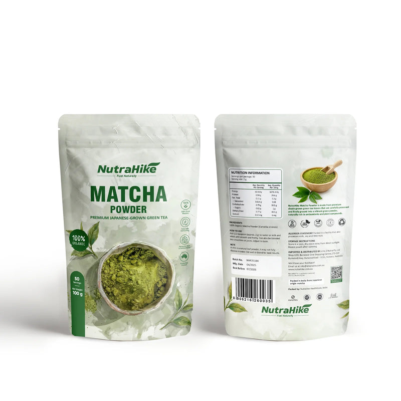 NutraHike Organic Matcha Powder 100g