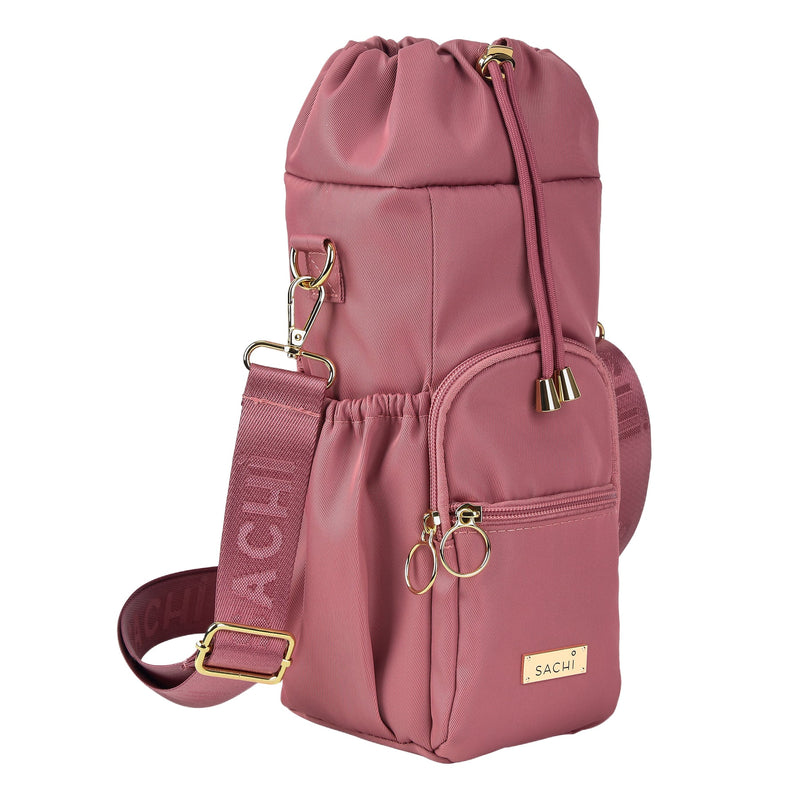 Sachi Crossbody Insulated Bottle Bag (Blush)