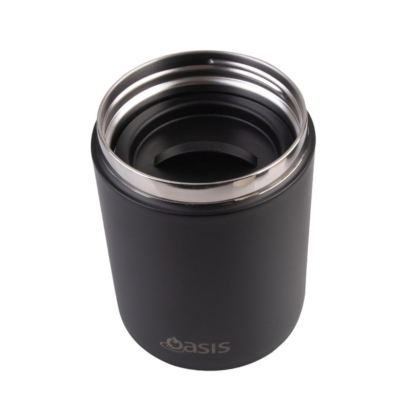 Oasis Food Flask with handle 480ml Black