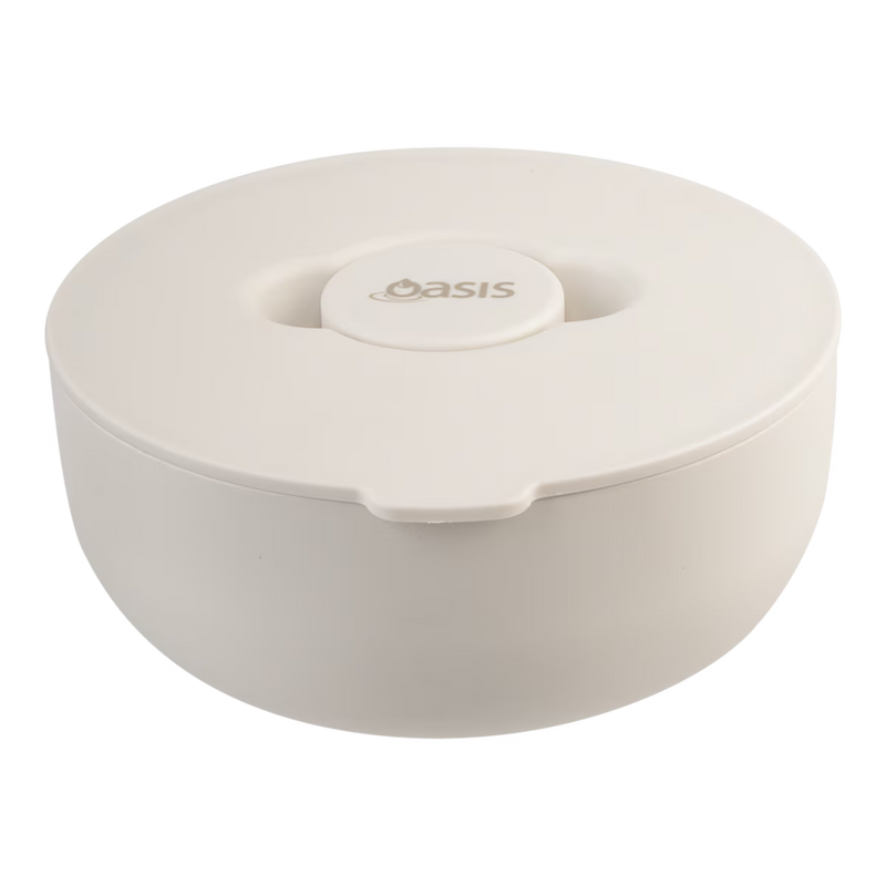 Oasis Stainless Steel Double Wall Fresh 'N' Go Lunch Bowl Alabaster 950ml