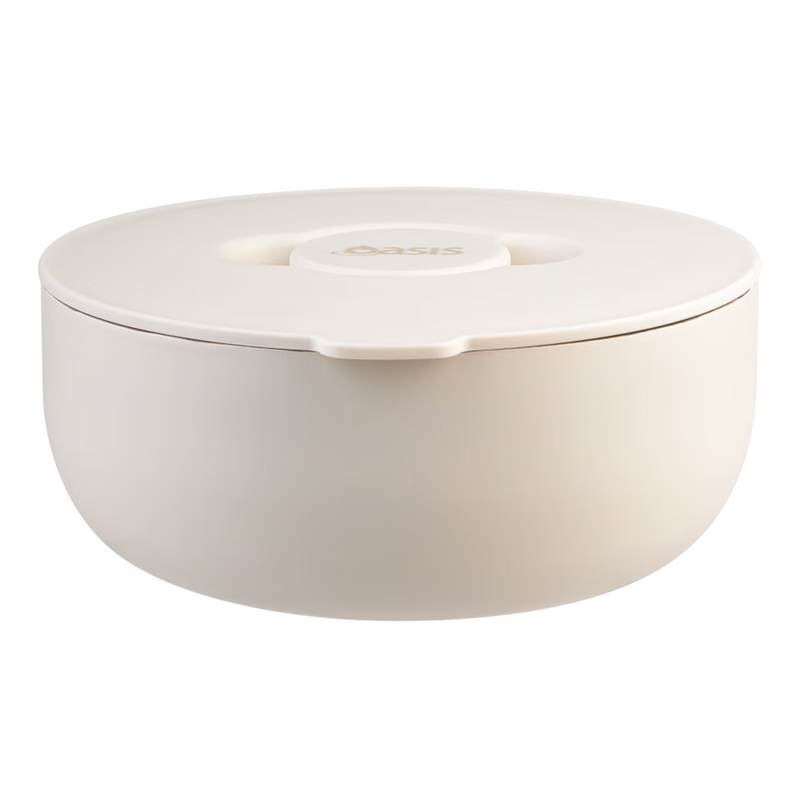 Oasis Stainless Steel Double Wall Fresh 'N' Go Lunch Bowl Alabaster 950ml