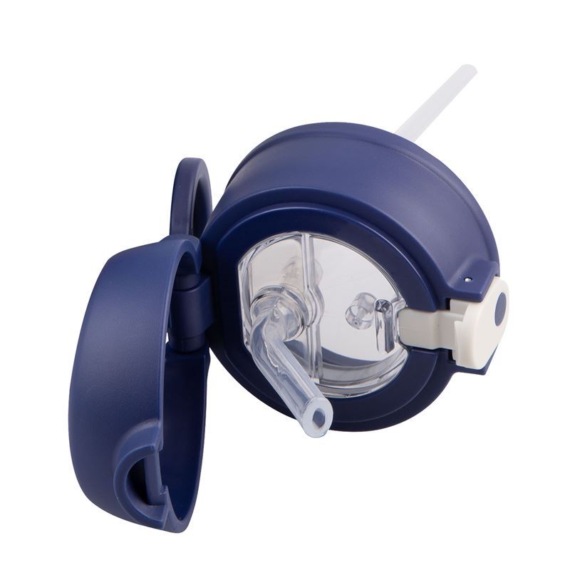 Oasis Stainless Steel Double Wall Insulated Kids Drink Bottle with Sipper Straw 550ml (Alien Adventures)