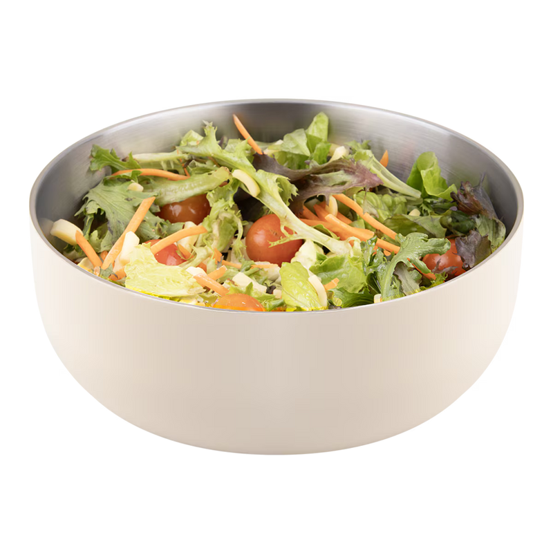 Oasis Stainless Steel Double Wall Fresh 'N' Go Lunch Bowl Alabaster 950ml