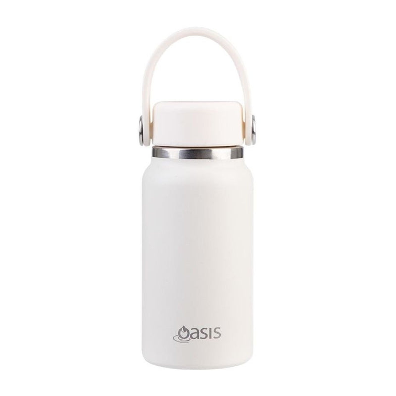 Oasis Stainless Steel Double Wall Insulated Mini Bottle 200ml Alabaster