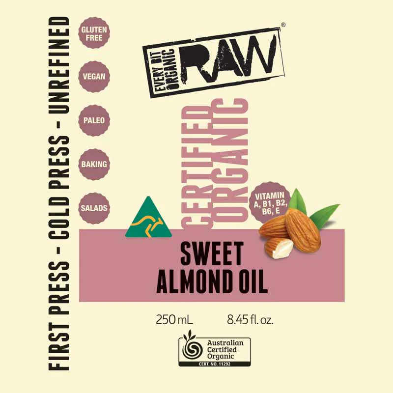 Every Bit Organic Almond Oil 250ml