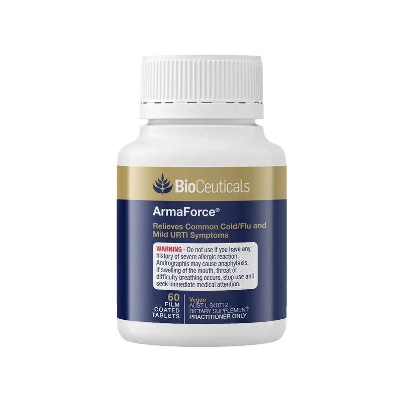 BioCeuticals ArmaForce 60 Tablets: Vegan Immune Support for Cold & Flu Relief