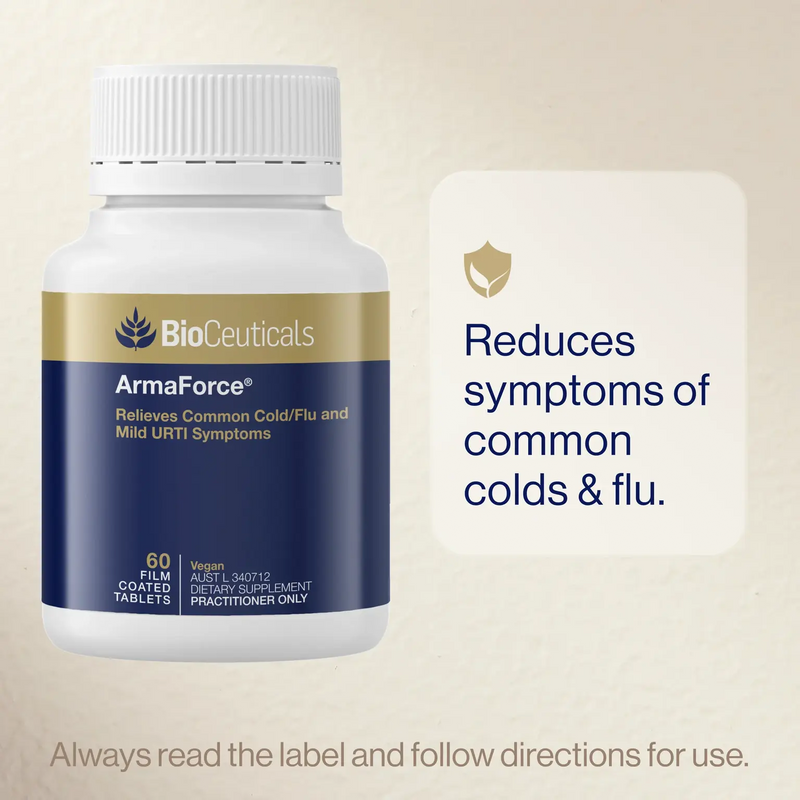 BioCeuticals ArmaForce 60 Tablets: Vegan Immune Support for Cold & Flu Relief
