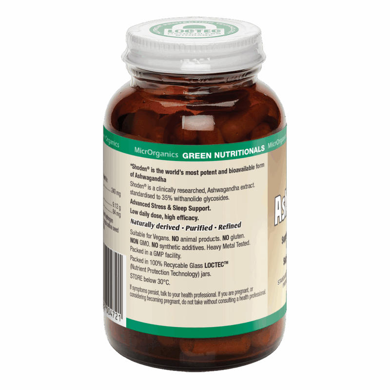 Green Nutritional Ashwagandha 45 Vegan Capsules , Supports stress response, Supports Immune, Promotes restful Sleep