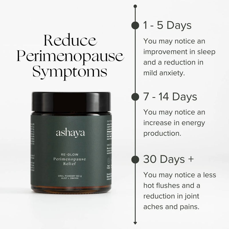 Ashaya Re-Glow Perimenopause Relief Oral Powder 120g