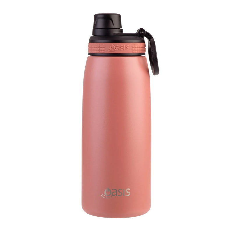 Oasis 780ml Stainless Steel Drink Bottle – Insulated Screw Cap | Auburn
