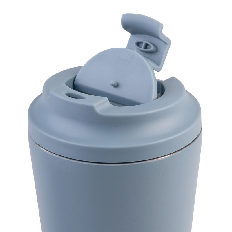 Oasis Ceramic Lined S/S D/Wall Insulated Coffee Cup Hazy Blue 360ml
