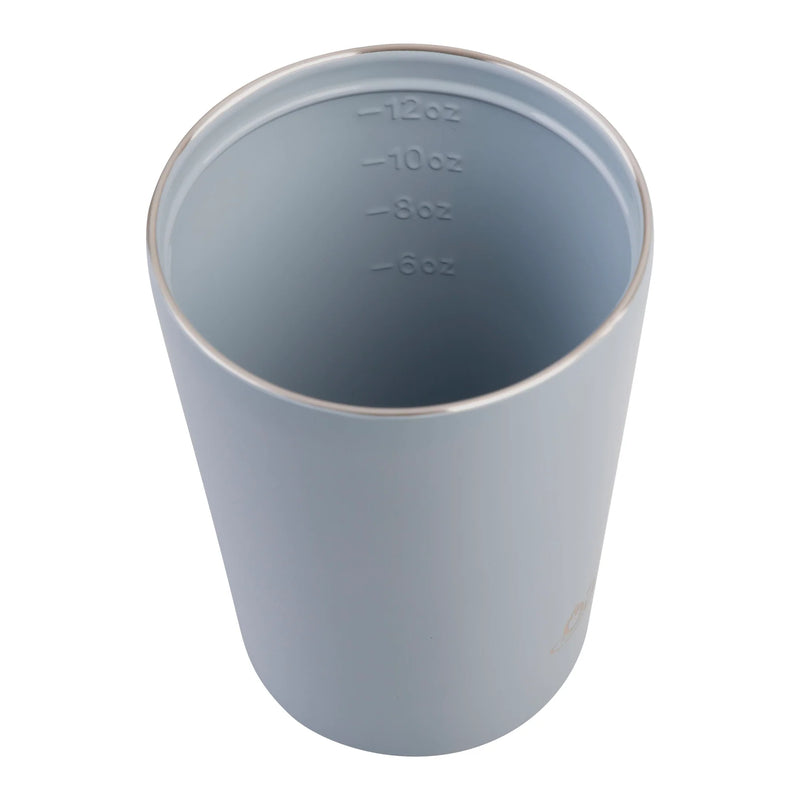 Oasis Ceramic Lined S/S D/Wall Insulated Coffee Cup Hazy Blue 360ml