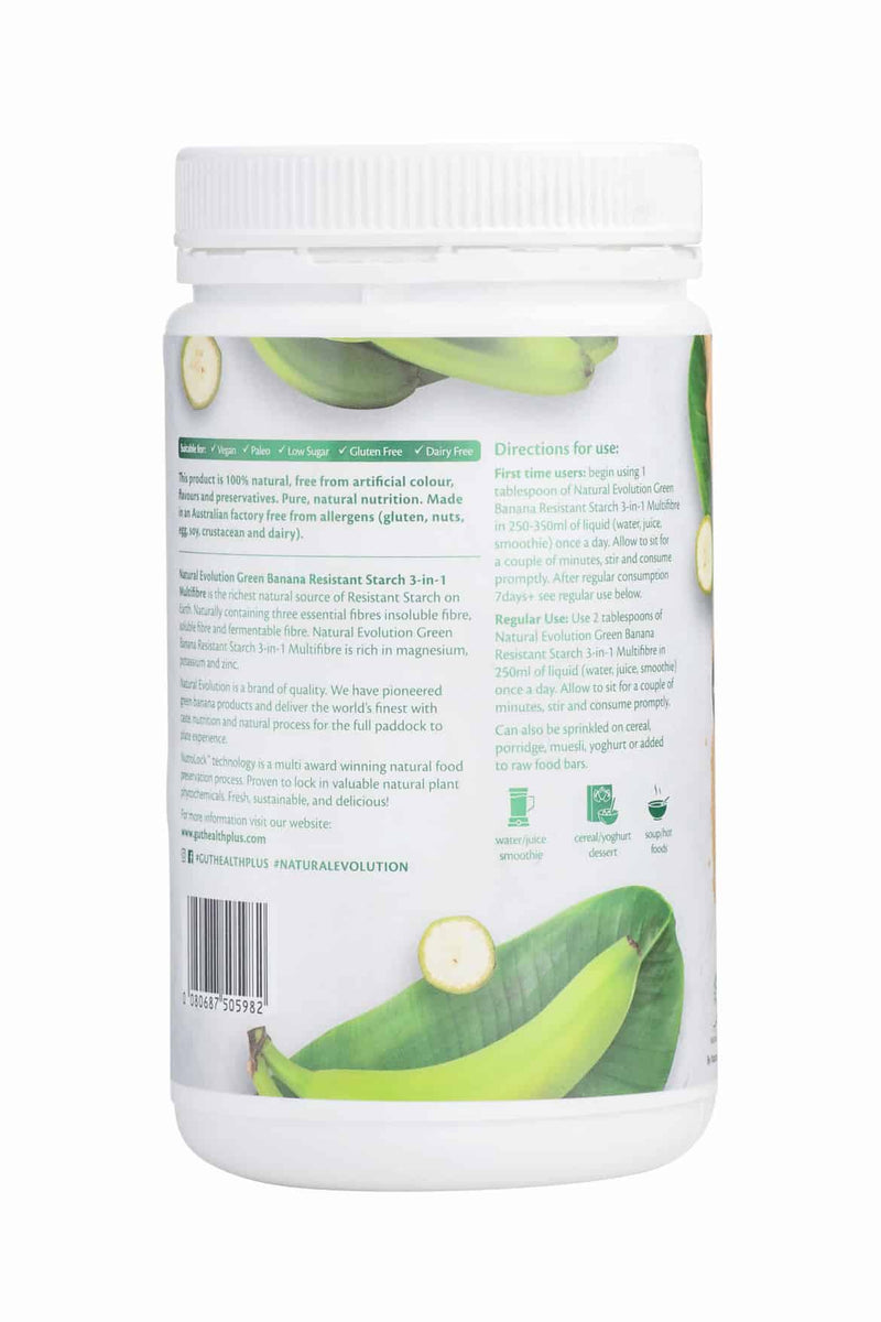 NATURAL EVOLUTION Green Banana Resistant Starch From Green Lady Finger Bananas