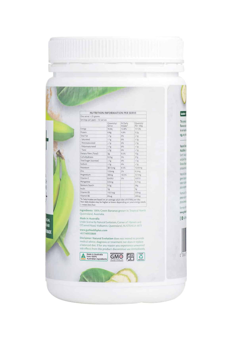NATURAL EVOLUTION Green Banana Resistant Starch From Green Lady Finger Bananas