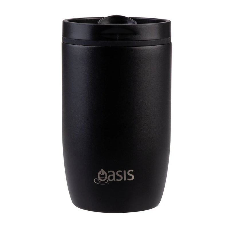 Oasis Stainless Steel Insulated Travel Cup 300ml - Black