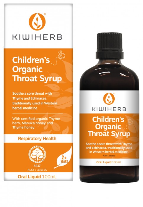 KIWIHERB Child Org Throat Syrup 100ml