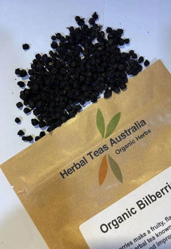 Herbal Teas Aust Bilberries LL 100g