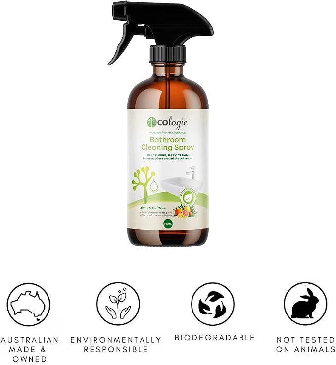 ECOLogic Citrus & Tea Tree Bathroom Cleaning Spray 500ml