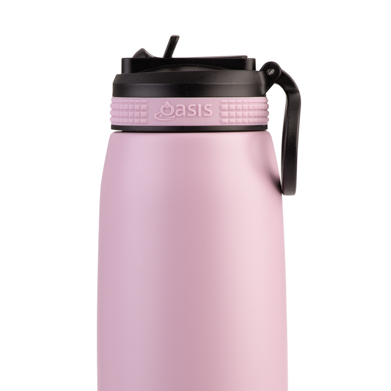 Oasis Stainless Steel Double Wall Insulated Sports Bottle 780ml – Blush | Large Capacity Vacuum Sports Drink Bottle