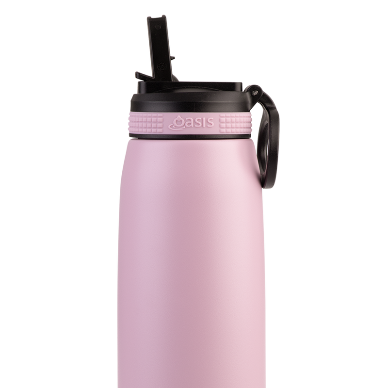 Oasis Stainless Steel Double Wall Insulated Sports Bottle 780ml – Blush | Large Capacity Vacuum Sports Drink Bottle