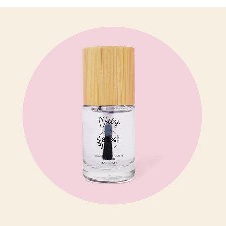 Mitty 83% Plant based Vegan polish Base Coat 10ml