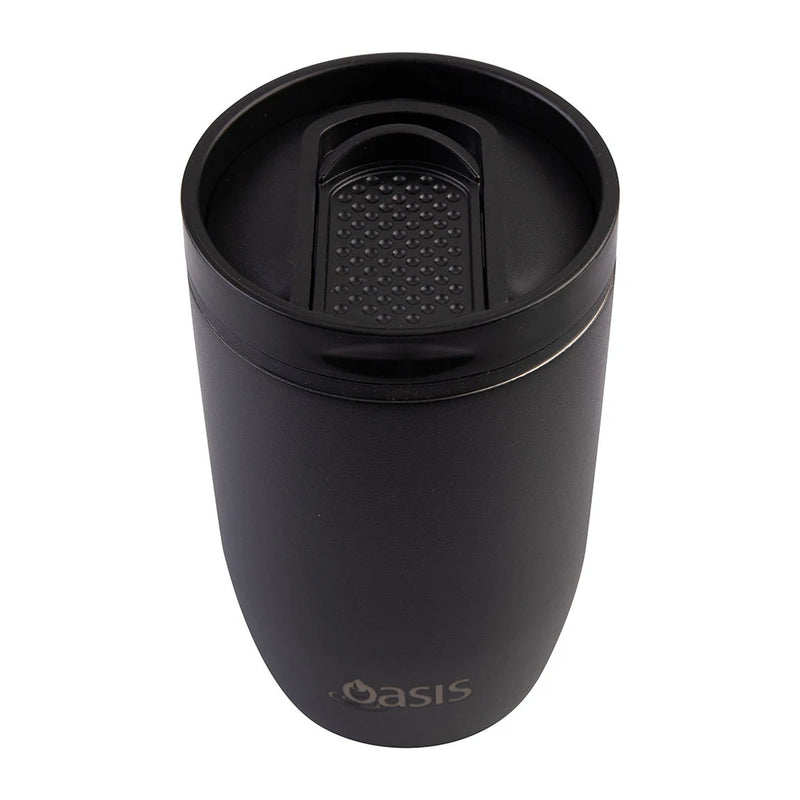 Oasis Stainless Steel Insulated Travel Cup 300ml - Black