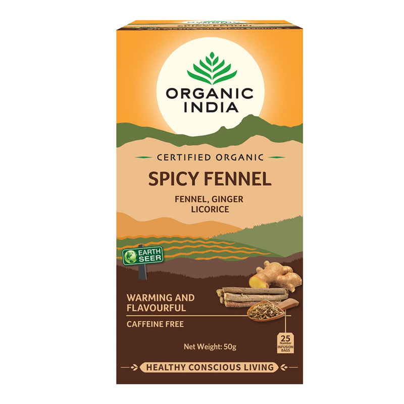 Organic India Org Spicy Fennel 25 Tb