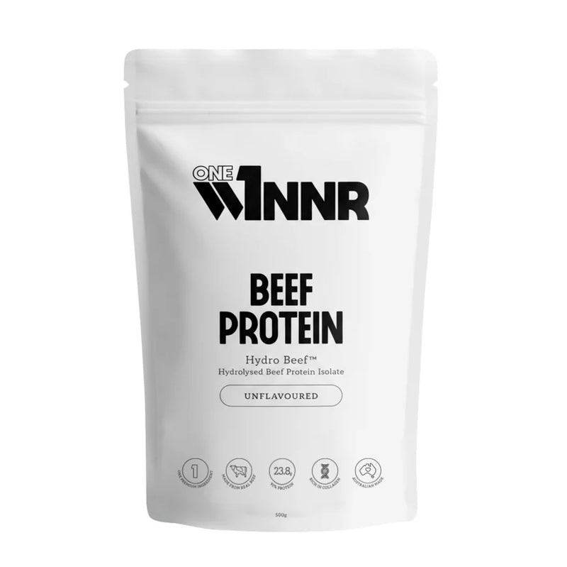 ONE W1NNR Hydrolysed Beef Protein Isolate Unflavored 500g