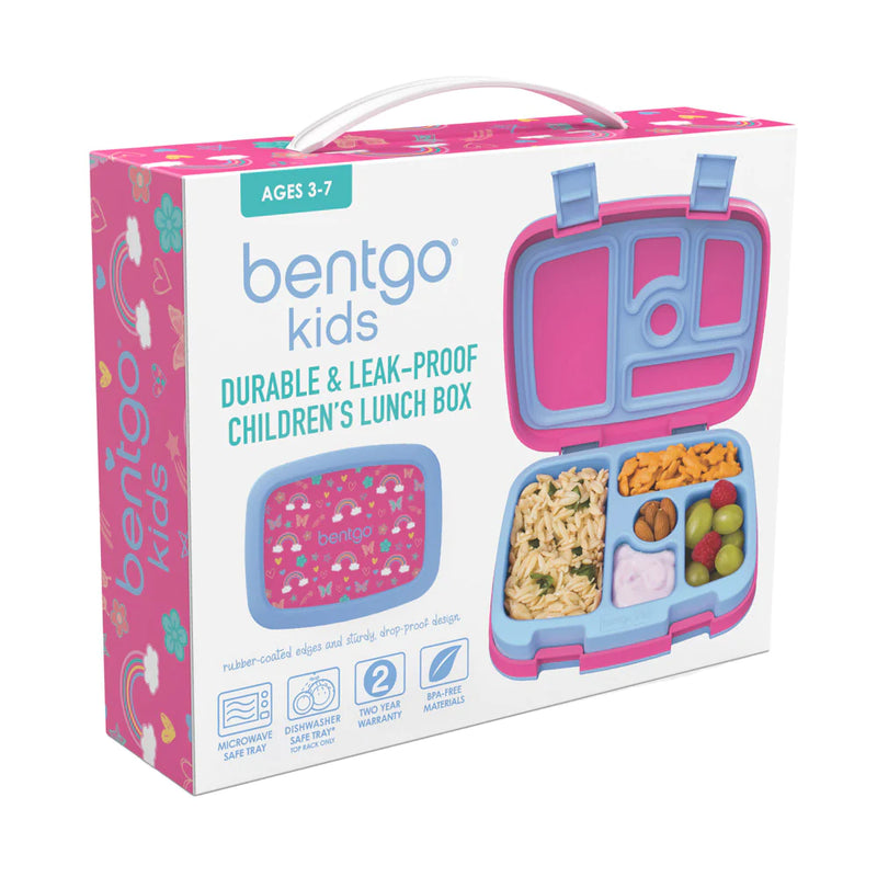 Bentgo Kids Print Lunch Bag - Rainbow & Butterflies