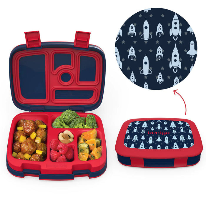 Bentgo Kids Bento Lunchbox ( Space Rockets)