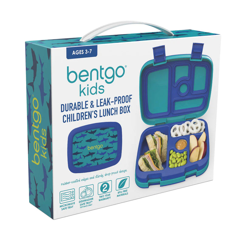 Bentgo Kids Bento Lunchbox (Sharks)