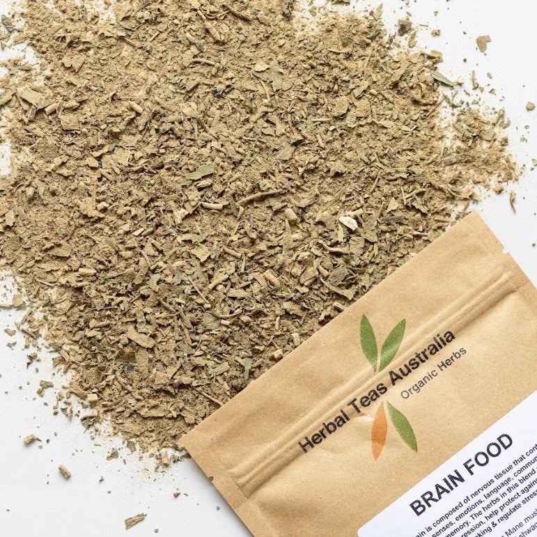 Herbal Teas Aust Brain Food LL 50g