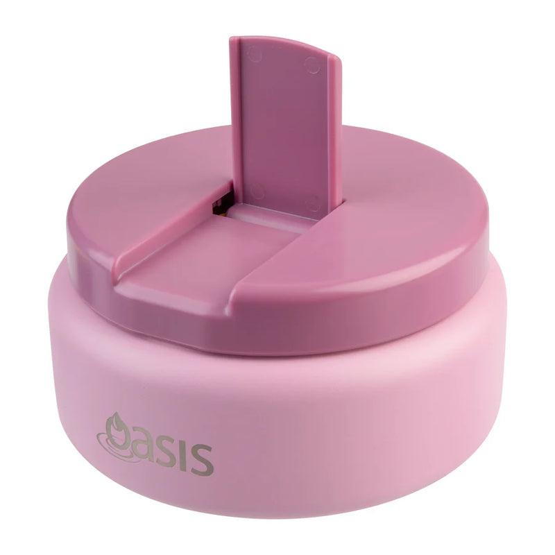 Oasis Double Wall Food Flask Quick Release lid Blush 230ml