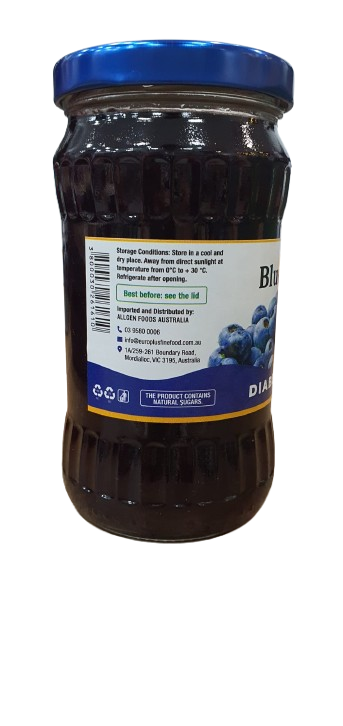 Jam And Jam Diabetic Jam Blueberry 340g