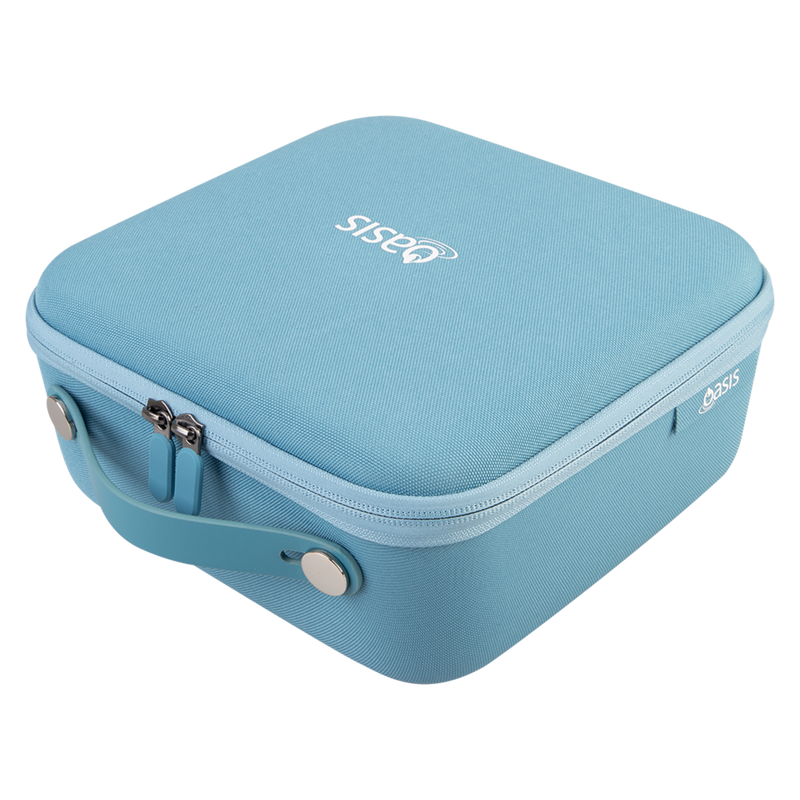 Oasis Insulated Lunch Box With Ice Flex Tub Lining 2.5L - Blue